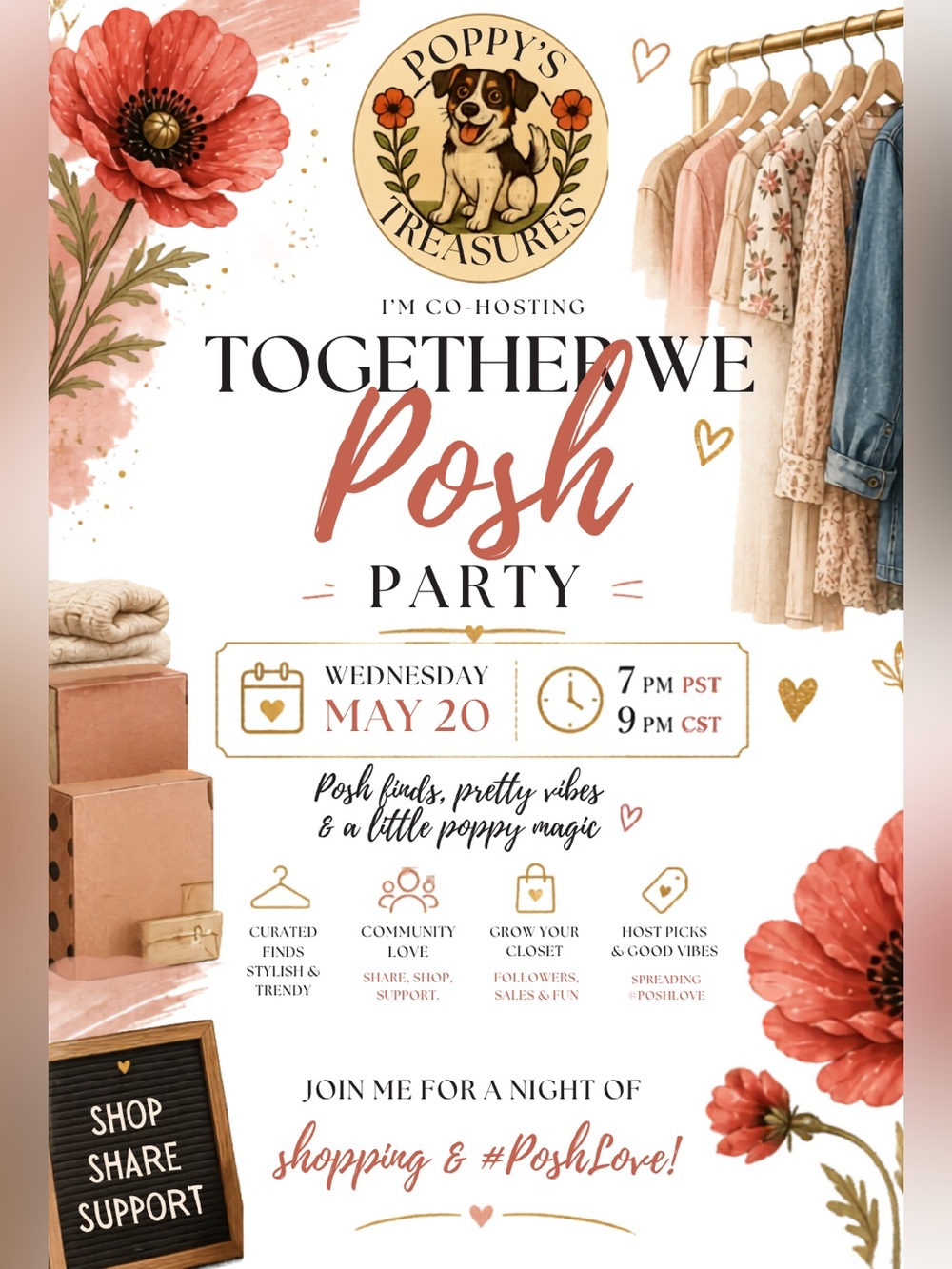Co-Hosting Together We Posh!